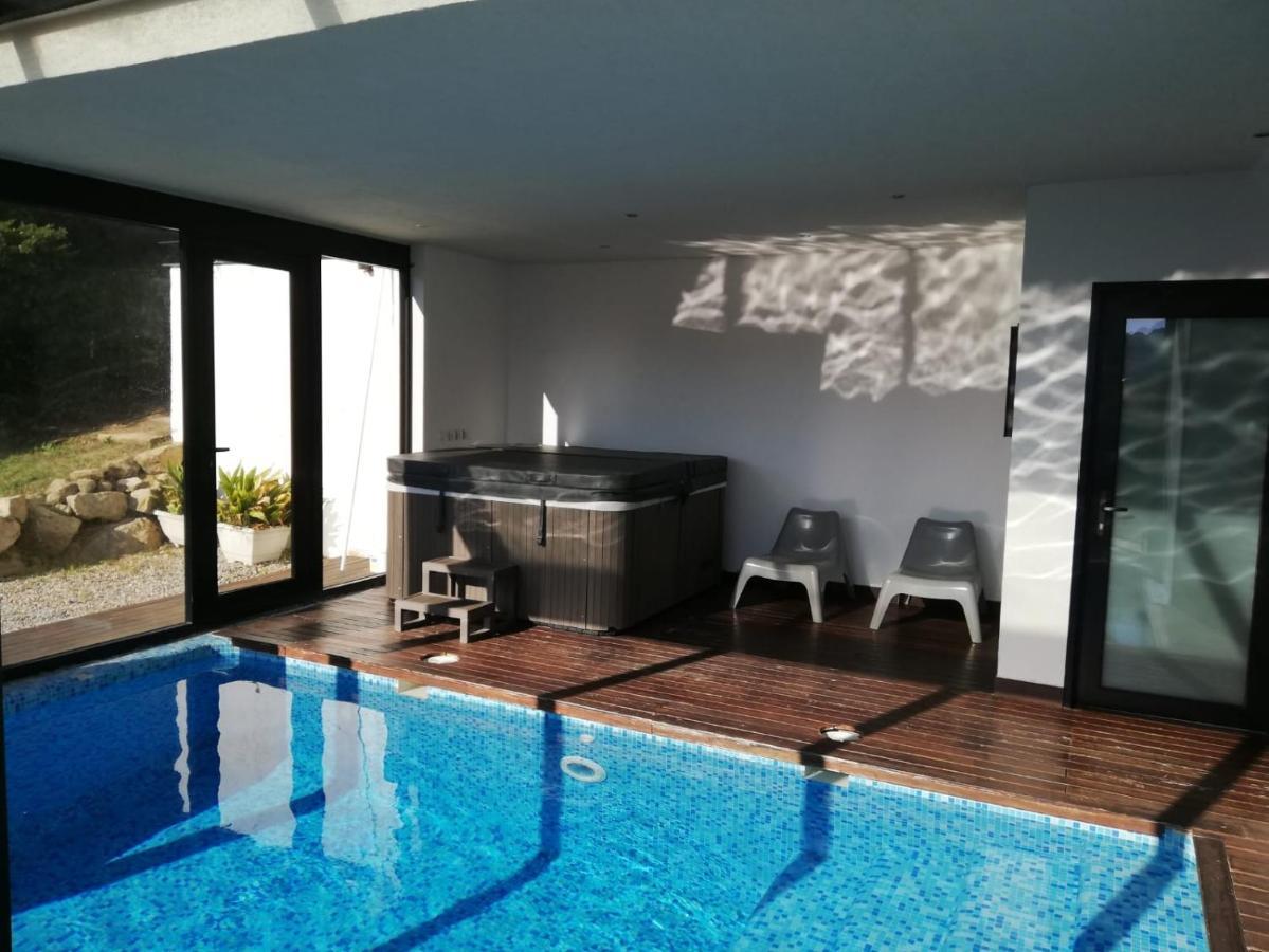 Casa Ceca De La Playa Y Barcelona, Con Piscina Climatizada Y Jacuzzi Βίλα Vallromanes Εξωτερικό φωτογραφία