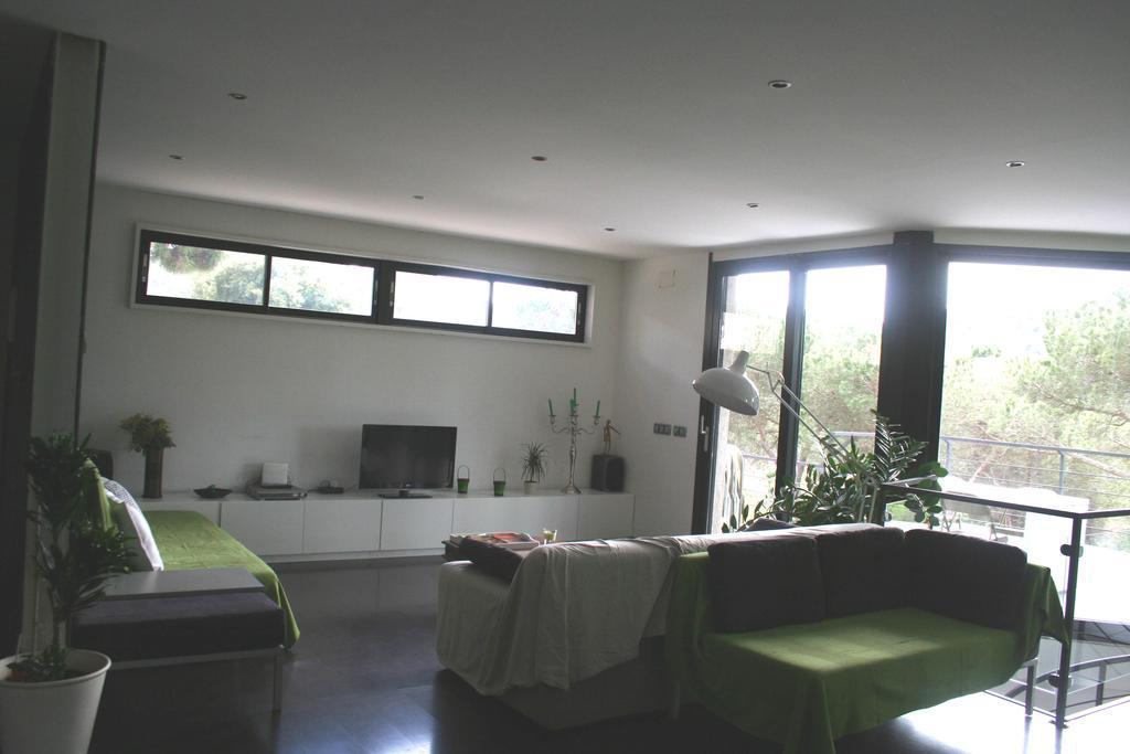 Casa Ceca De La Playa Y Barcelona, Con Piscina Climatizada Y Jacuzzi Βίλα Vallromanes Δωμάτιο φωτογραφία