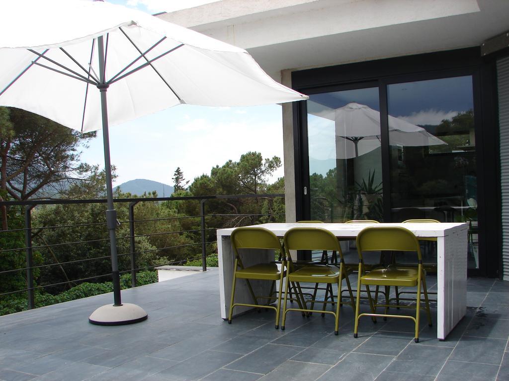 Casa Ceca De La Playa Y Barcelona, Con Piscina Climatizada Y Jacuzzi Βίλα Vallromanes Δωμάτιο φωτογραφία